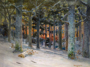 William Lees Judson (1842-1928) Winter Sunset